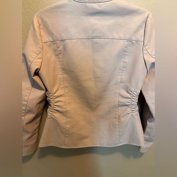 Baccini Faux Leather Jacket - Picture 3 of 10